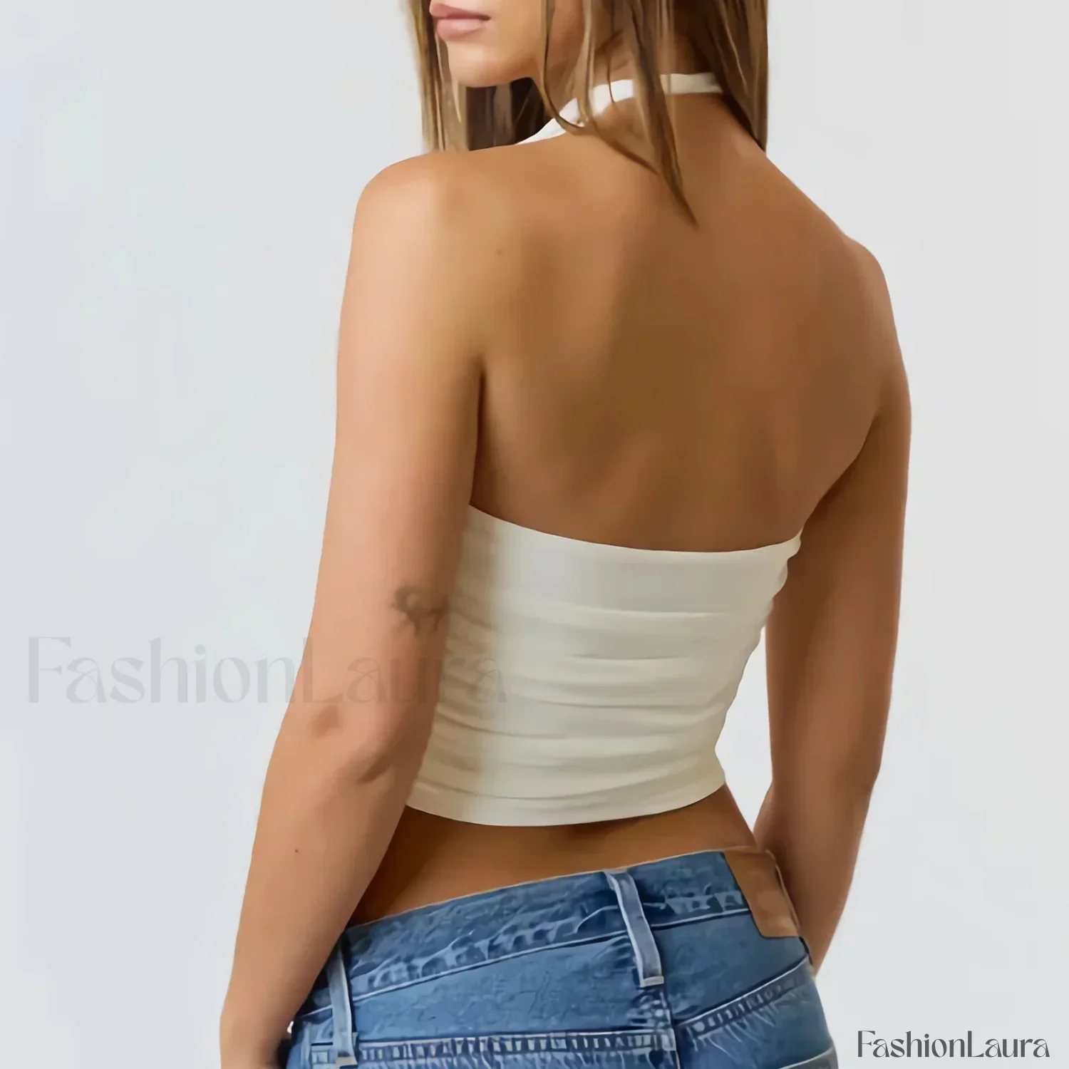 3D Flower Halter Crop Top - Image 15