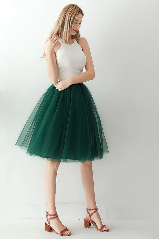 Adult High Waist Tulle Puff Mini Skirt - Image 10