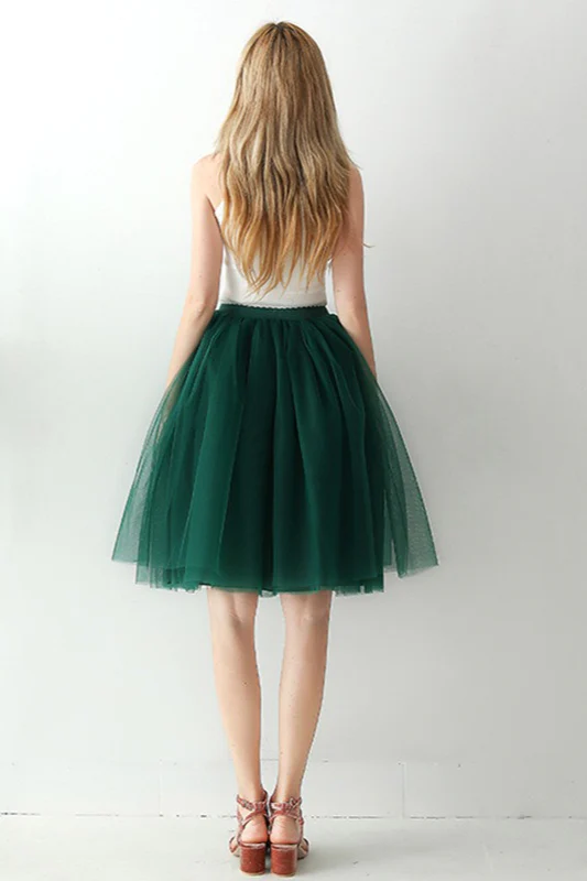 Adult High Waist Tulle Puff Mini Skirt - Image 12