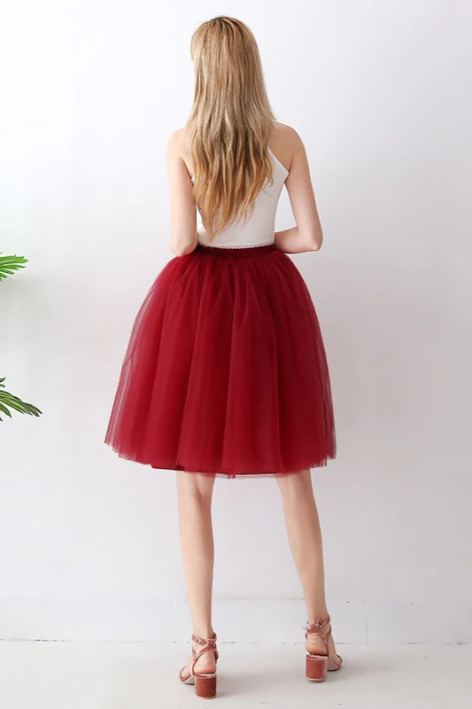 Adult High Waist Tulle Puff Mini Skirt - Image 14