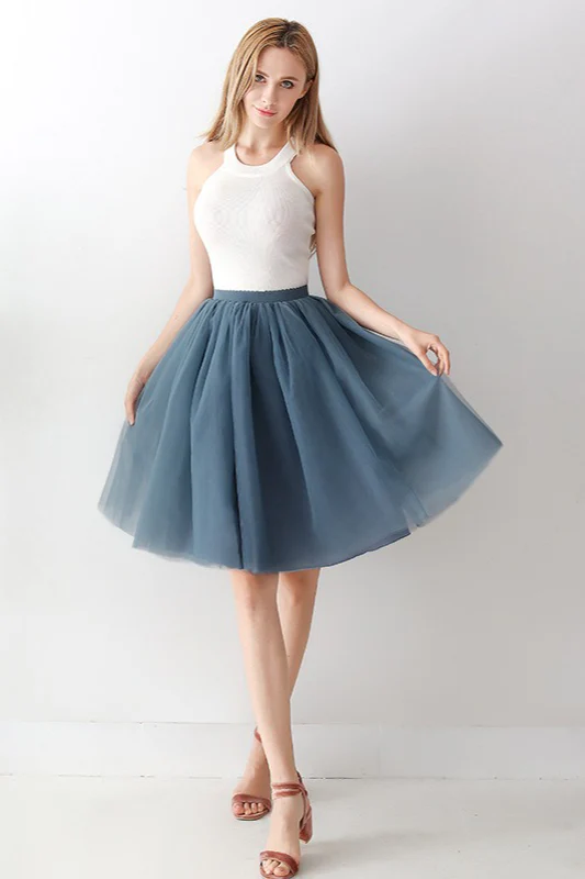 Adult High Waist Tulle Puff Mini Skirt - Image 15