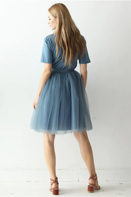Adult High Waist Tulle Puff Mini Skirt - Image 16