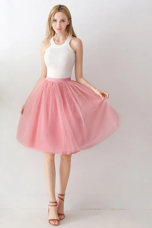 Adult High Waist Tulle Puff Mini Skirt - Image 3