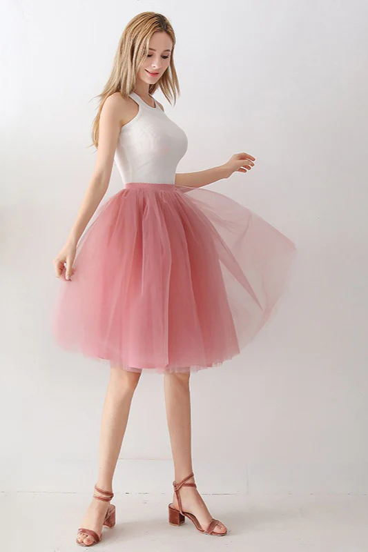 Adult High Waist Tulle Puff Mini Skirt - Image 4