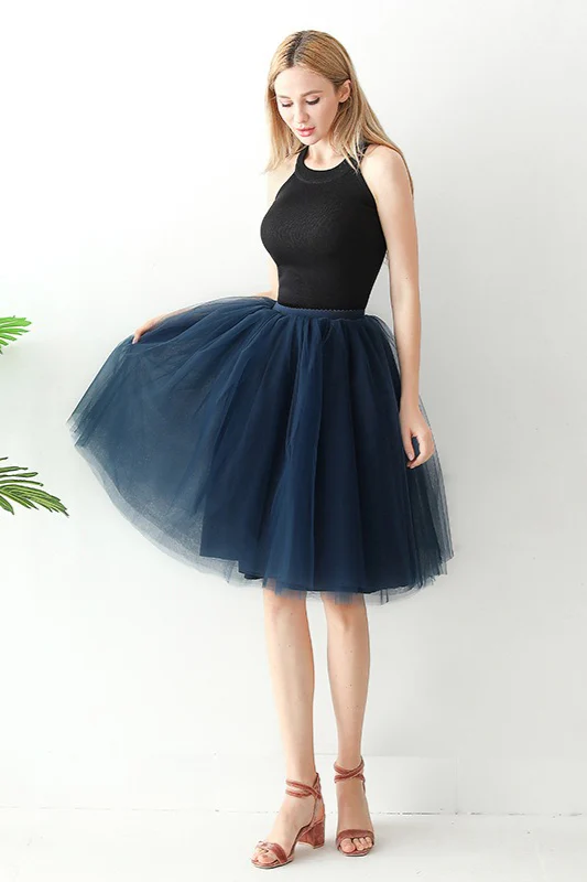 Adult High Waist Tulle Puff Mini Skirt - Image 6