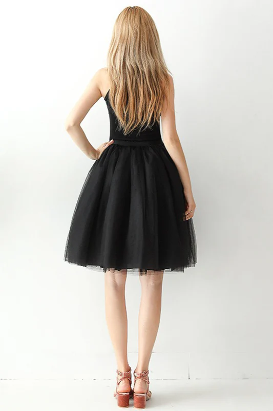 Adult High Waist Tulle Puff Mini Skirt - Image 9