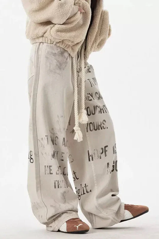 Apricot Graffiti Straight Denim Jeans - Image 3