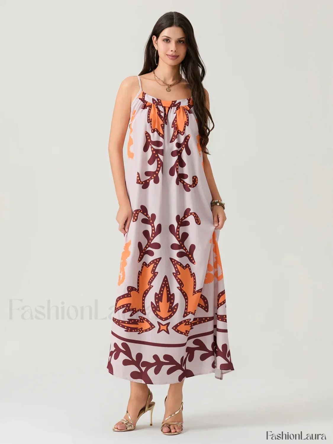 Backless Suspender Boho Dress - Image 14