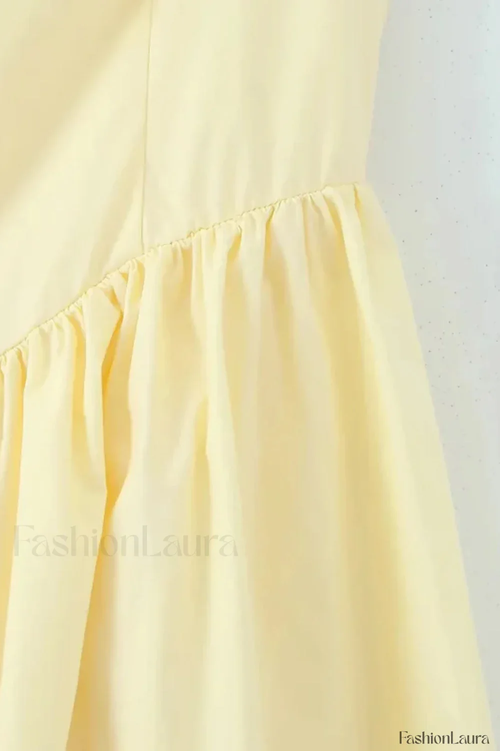 Ballet Style A-Line Fluffy Neck Mini Dress - Image 11