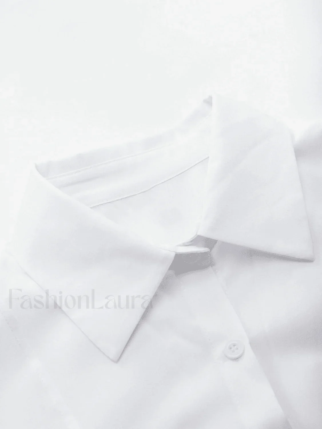 Basic Long Sleeve Button Blouse - Image 10