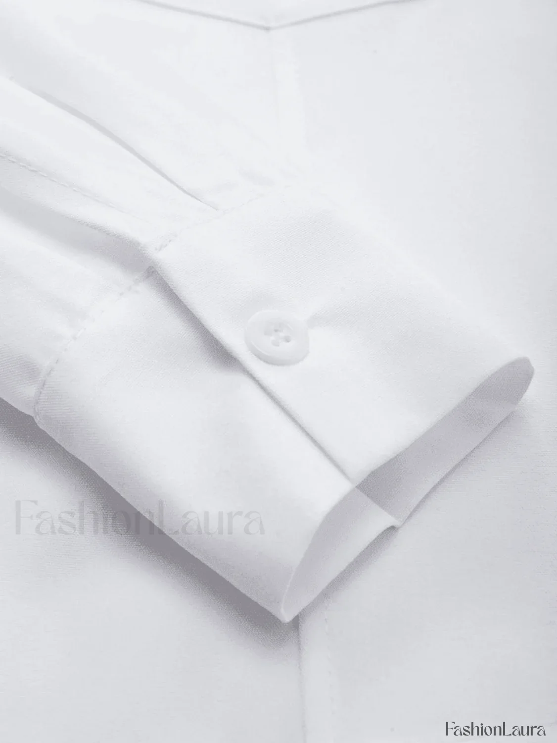 Basic Long Sleeve Button Blouse - Image 26