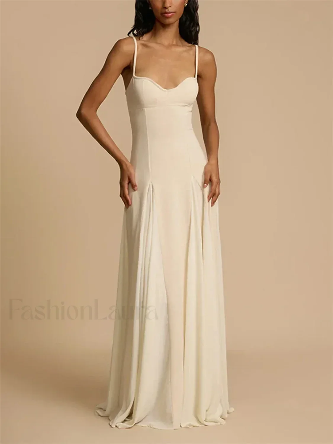 Big Swing Solid Cami Maxi Dress - Image 2