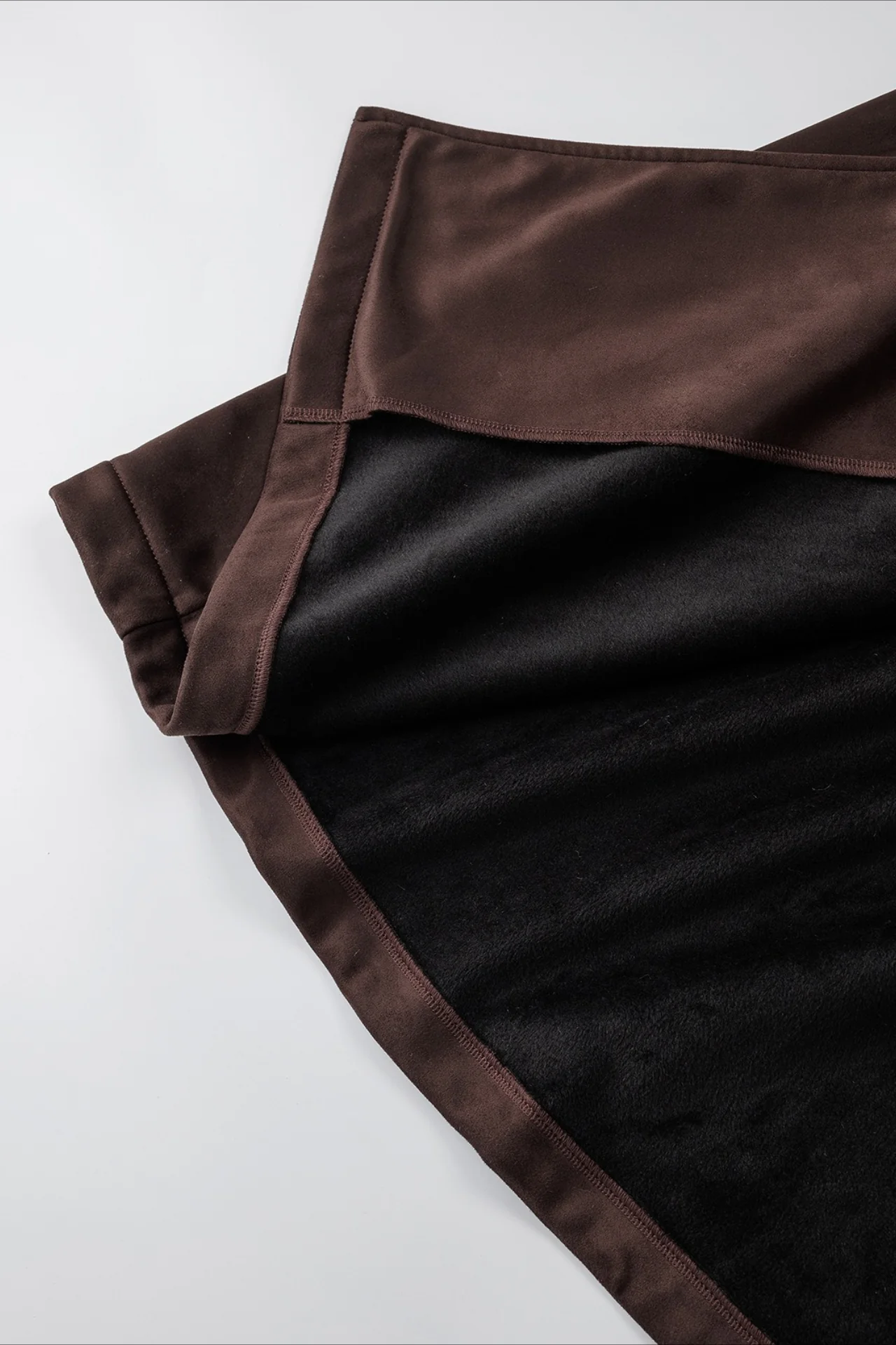 Brown Retro Belted Long Line Overcoat - Image 6