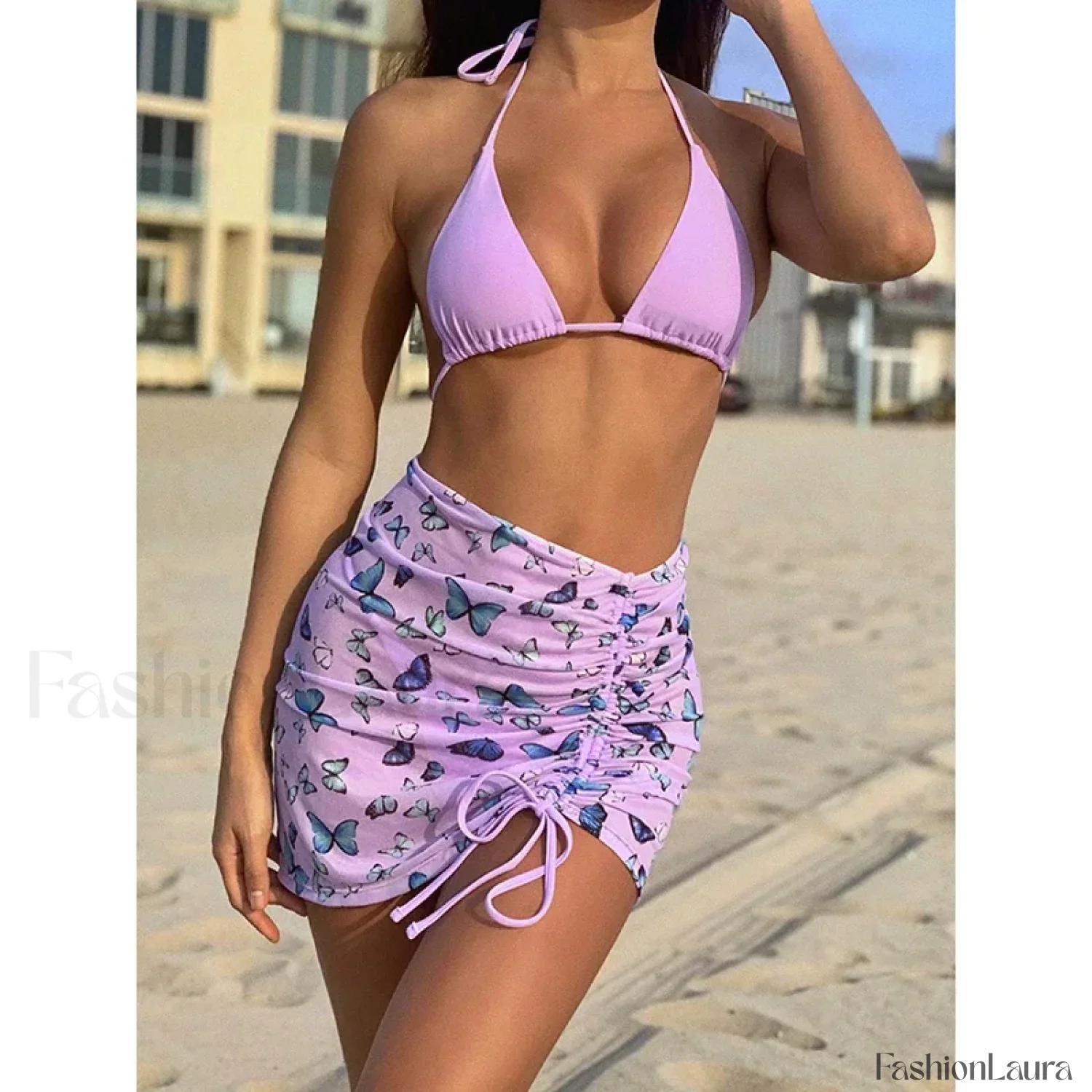 Butterfly Drawstring Three Piece Set - Image 17