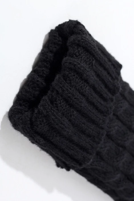 Cable Knit Chunky Slouchy Boot Leg Warmers - Image 13