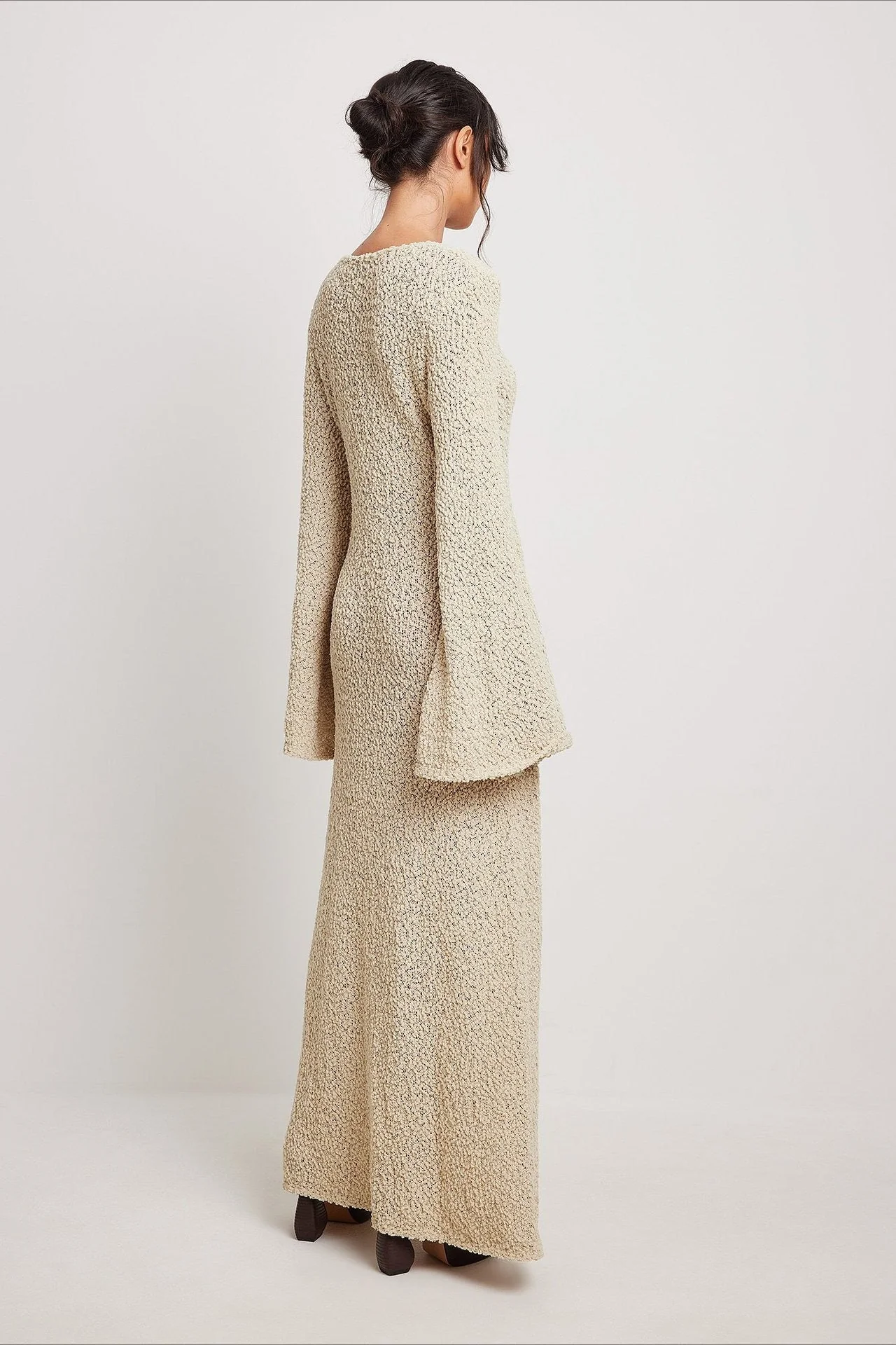 Casual Solid Maxi Sweater Dress - Image 5