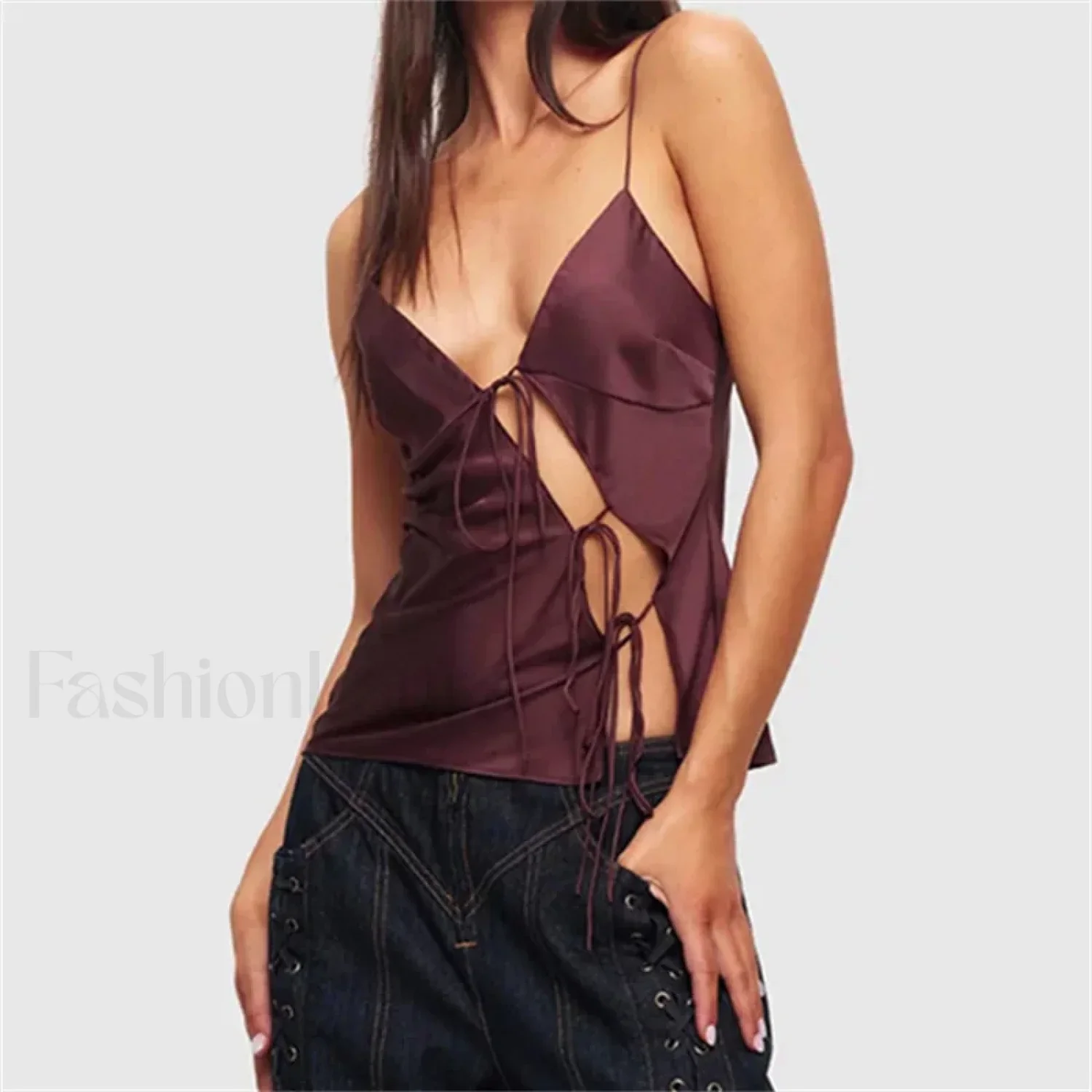 Chic Hollow Party Crop Top - Image 7