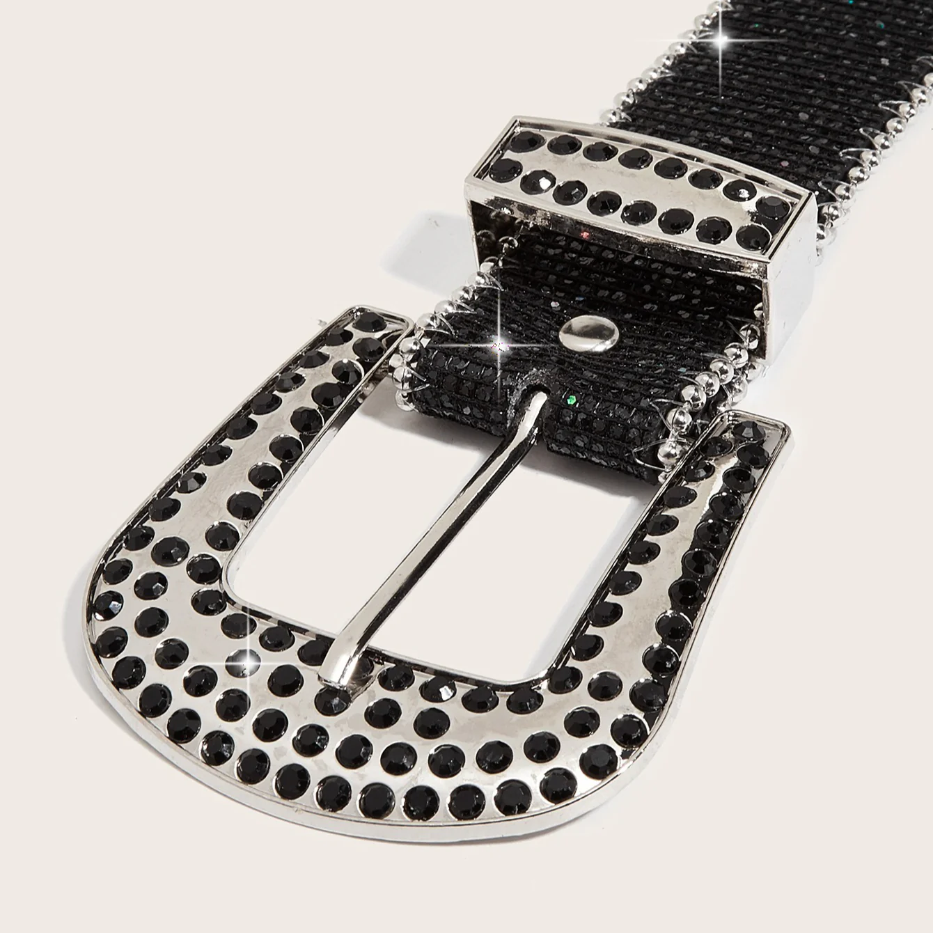 Chic Rhinestone Buckle Y2K Belt - Image 11