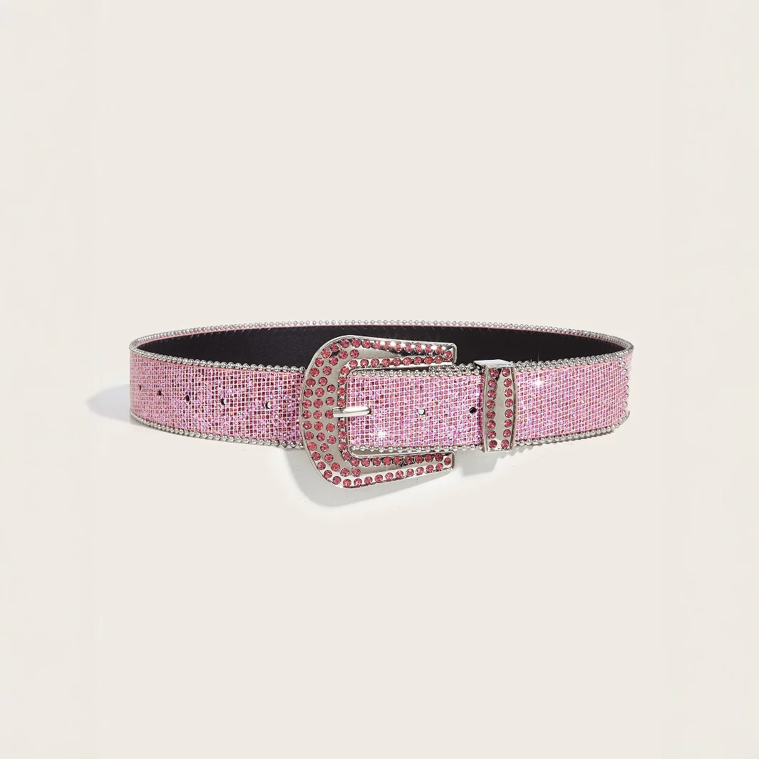 Chic Rhinestone Buckle Y2K Belt - Image 2