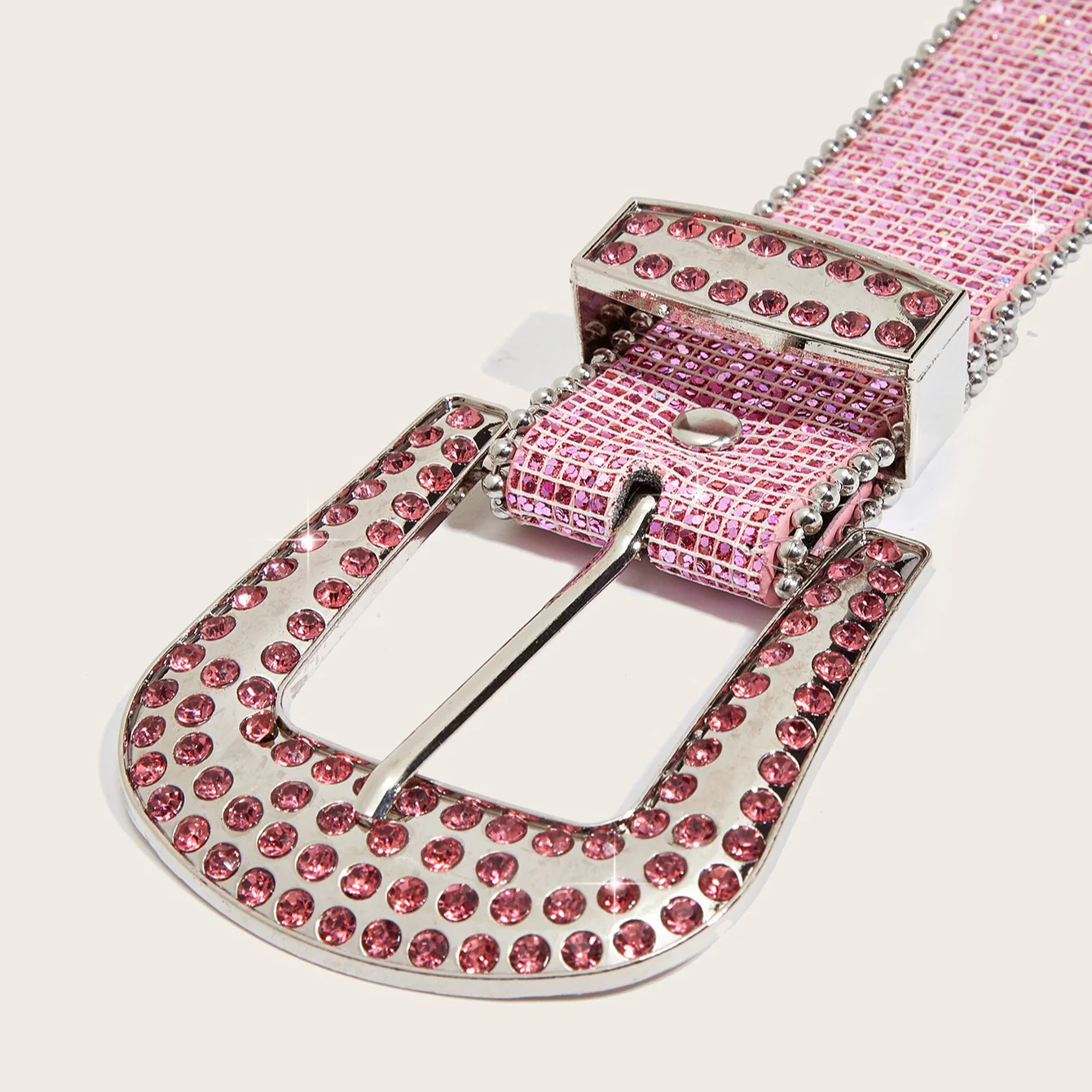 Chic Rhinestone Buckle Y2K Belt - Image 4