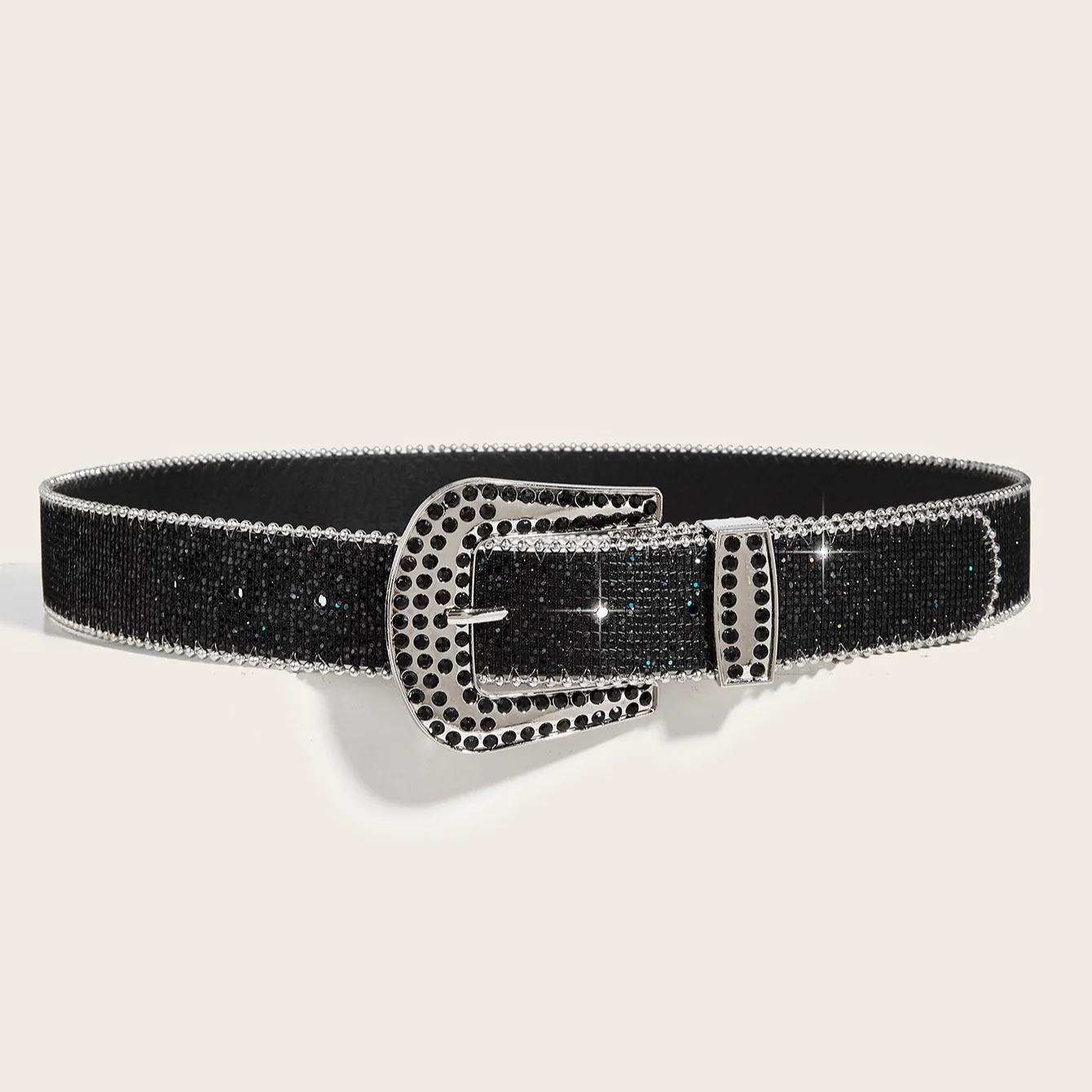 Chic Rhinestone Buckle Y2K Belt - Image 9