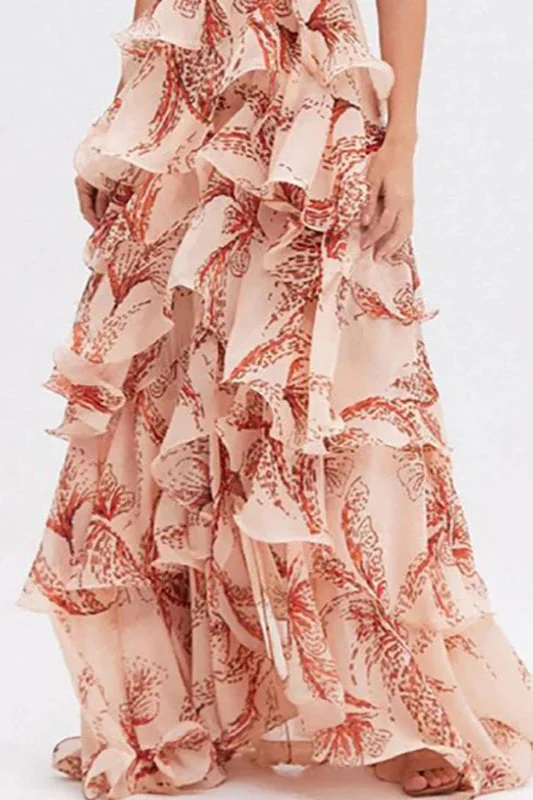 Chic V-Neck Pleated Boho Dress - Image 8