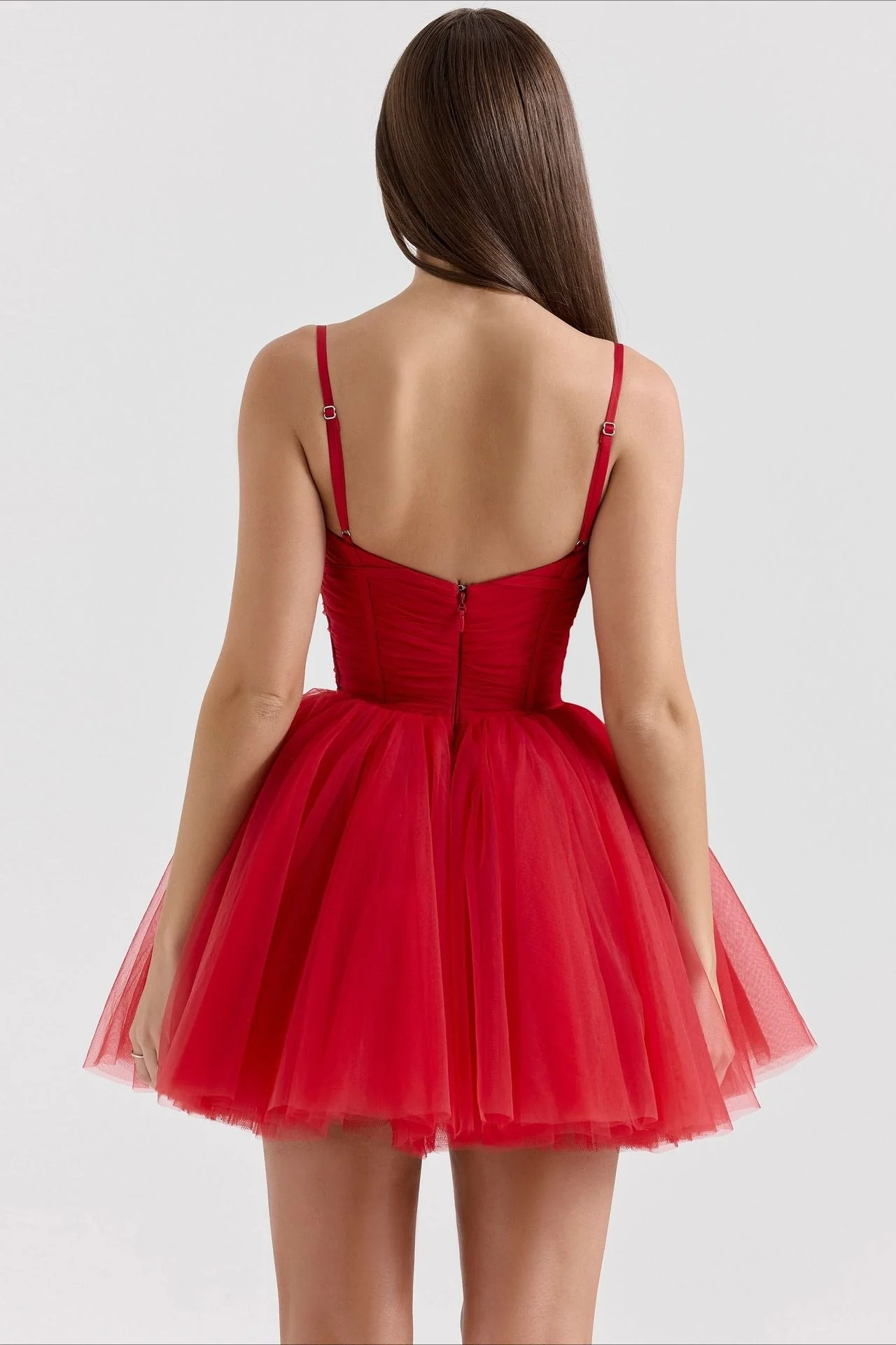 Chiffon Lace-up Backless Cocktail Dress - Image 20