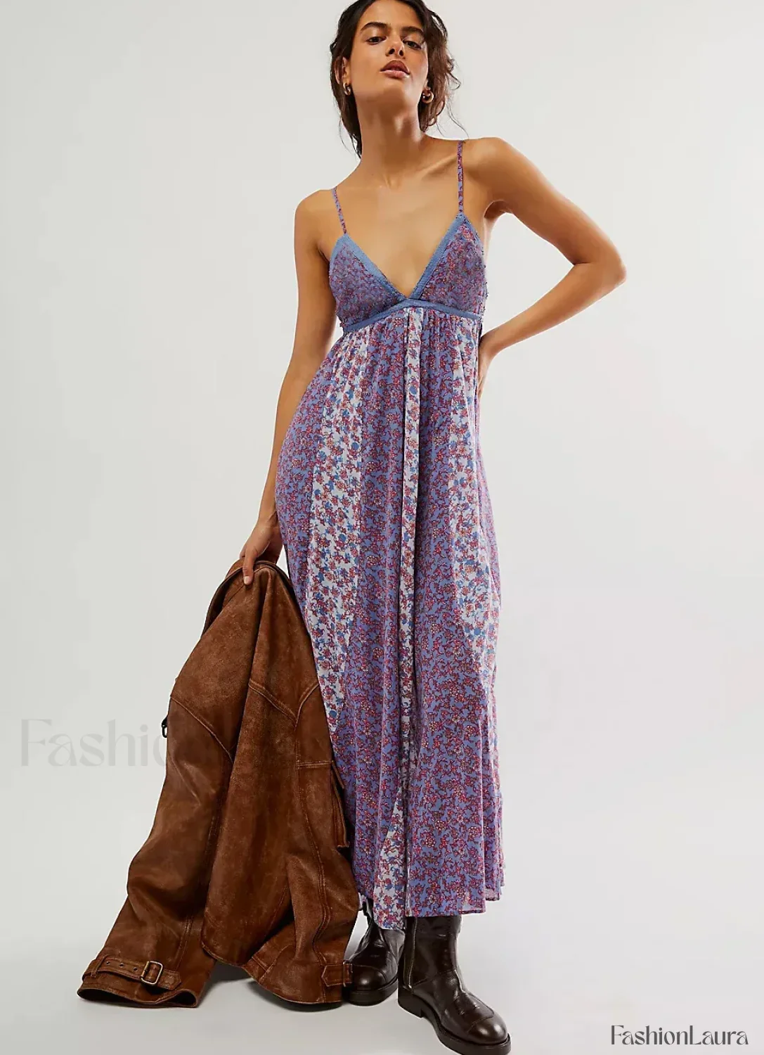 Chiffon Strap Backless Boho Dress - Image 28