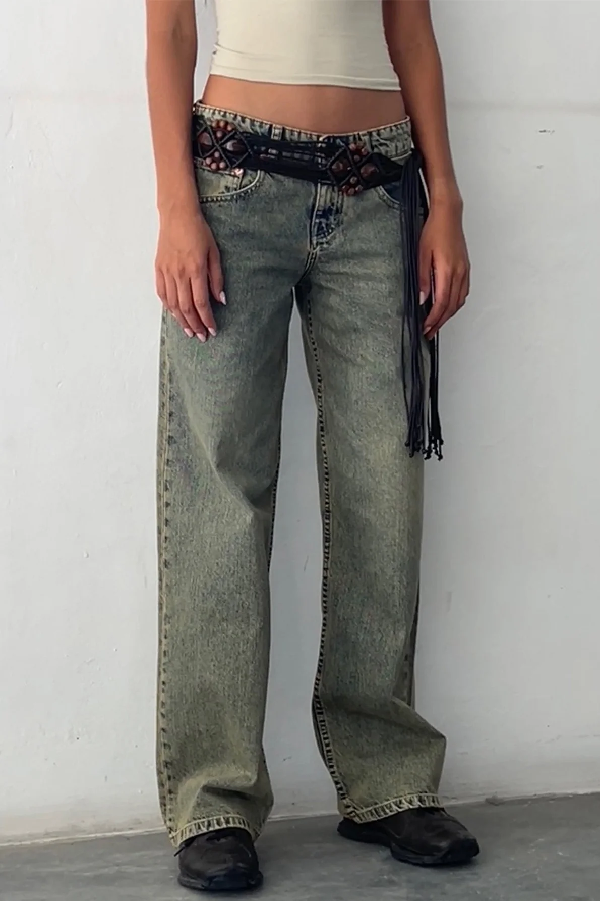 Classic Relaxed Fit Straight Leg Jeans