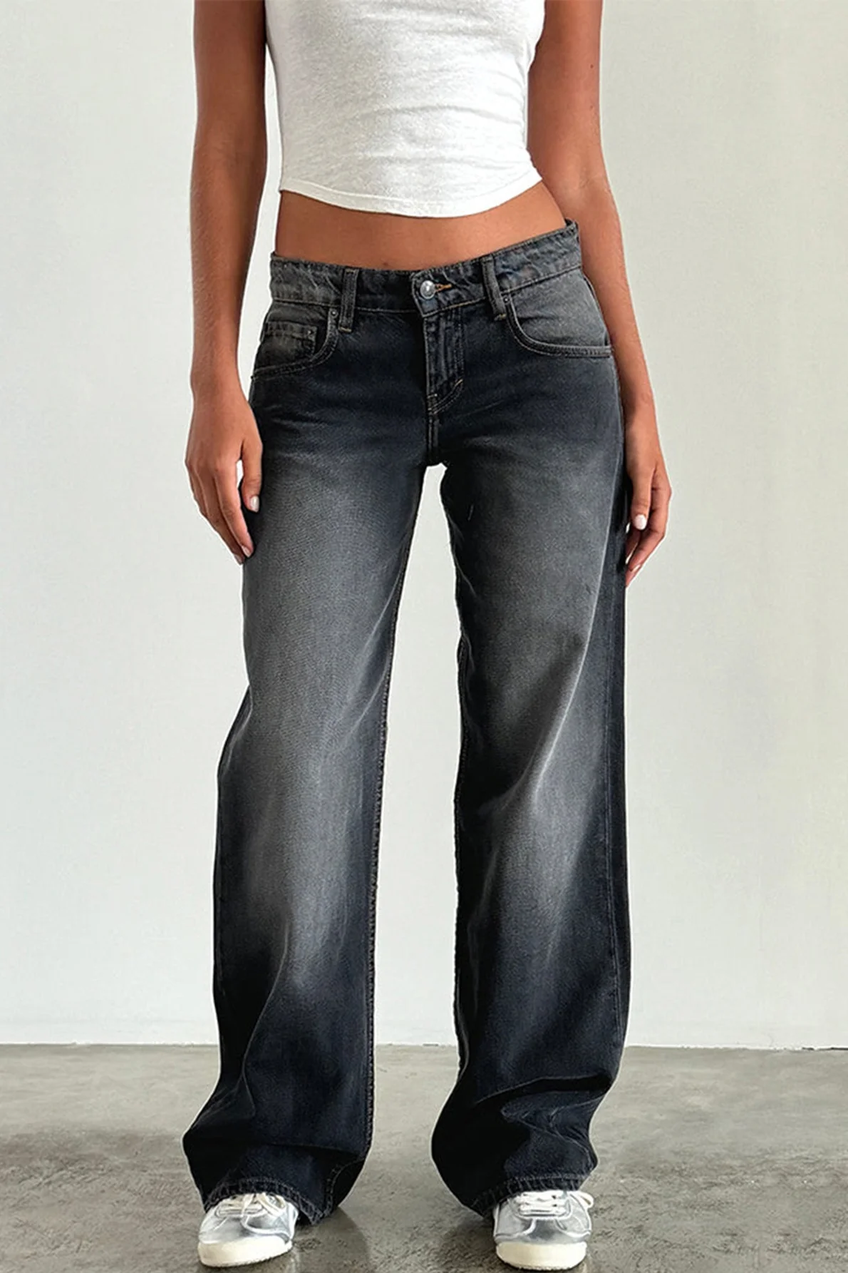 Classic Relaxed Fit Straight Leg Jeans - Image 4