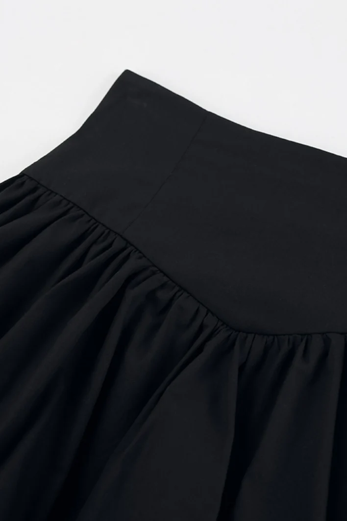 Cotton A-Line High Waist Versatile Mini Skirt - Image 8