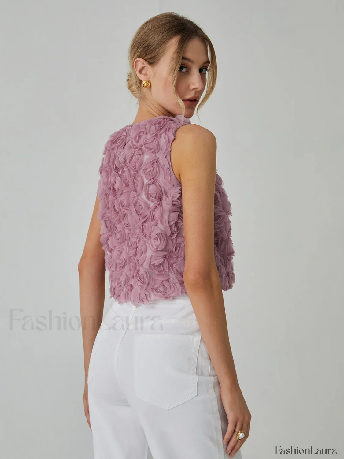 Romantic Multi Floral Blouse - Image 9