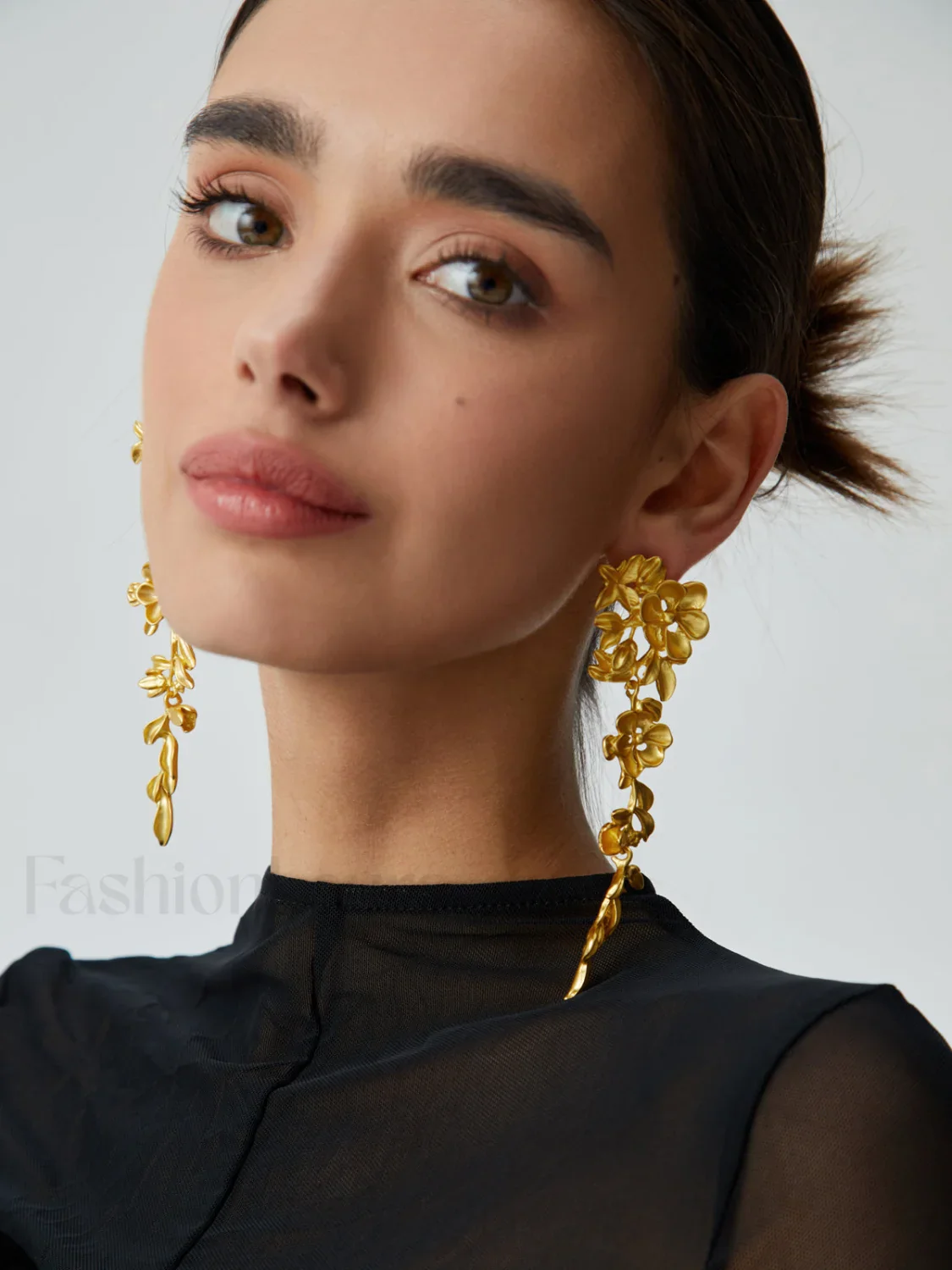 Floral Fringed Earrings - Image 9