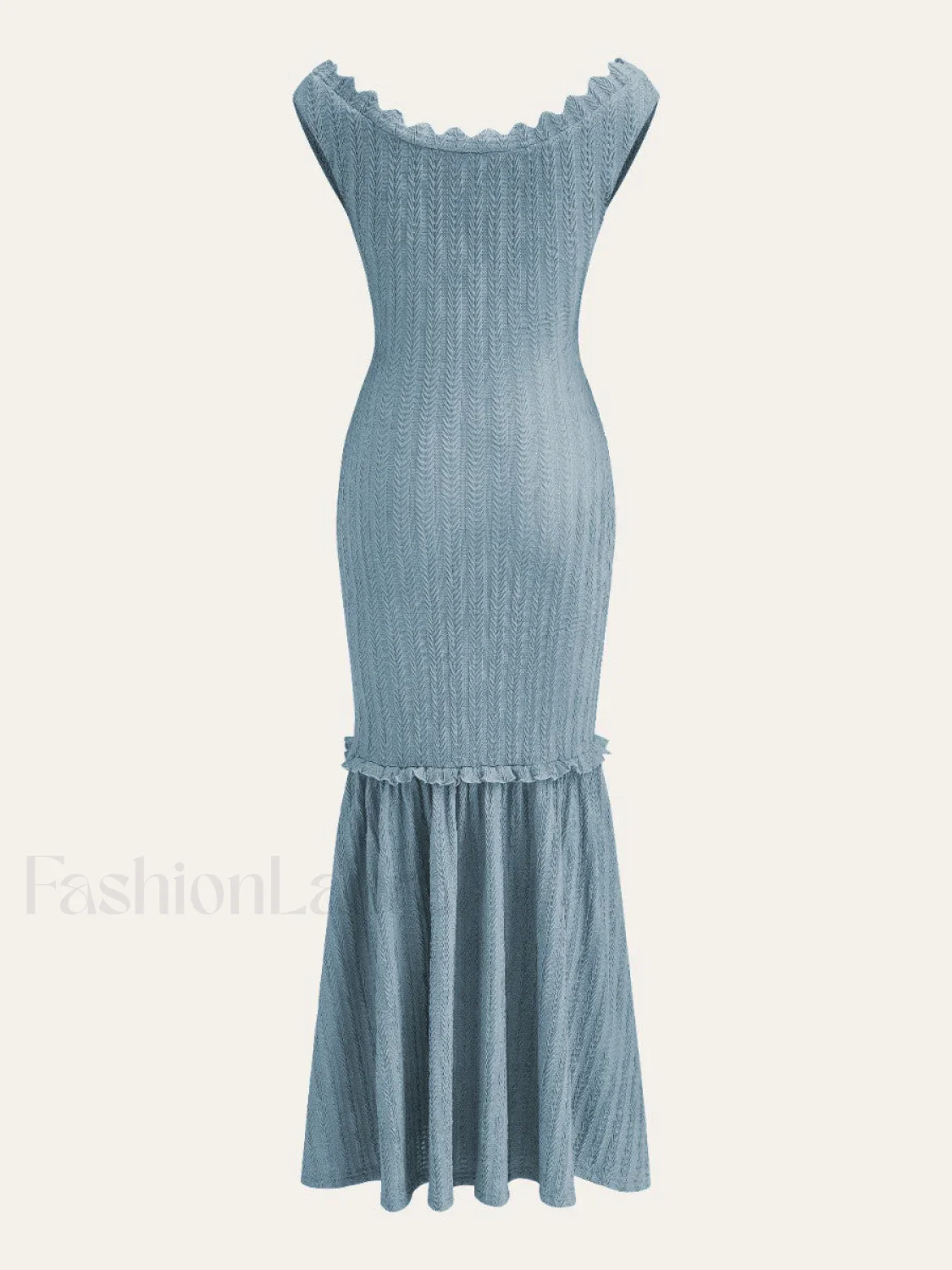 Off-Shoulder Ruffle Detail Dress - Image 10