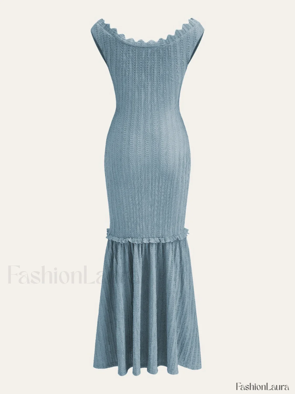 Off-Shoulder Ruffle Detail Dress - Image 27
