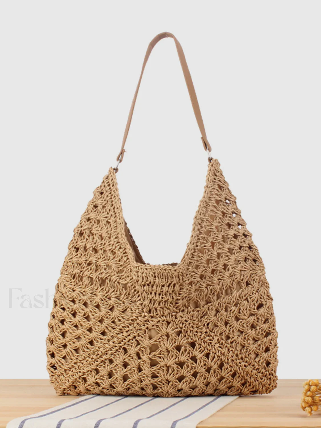 Vintage Crochet Macrame Shoulder Bag - Image 6