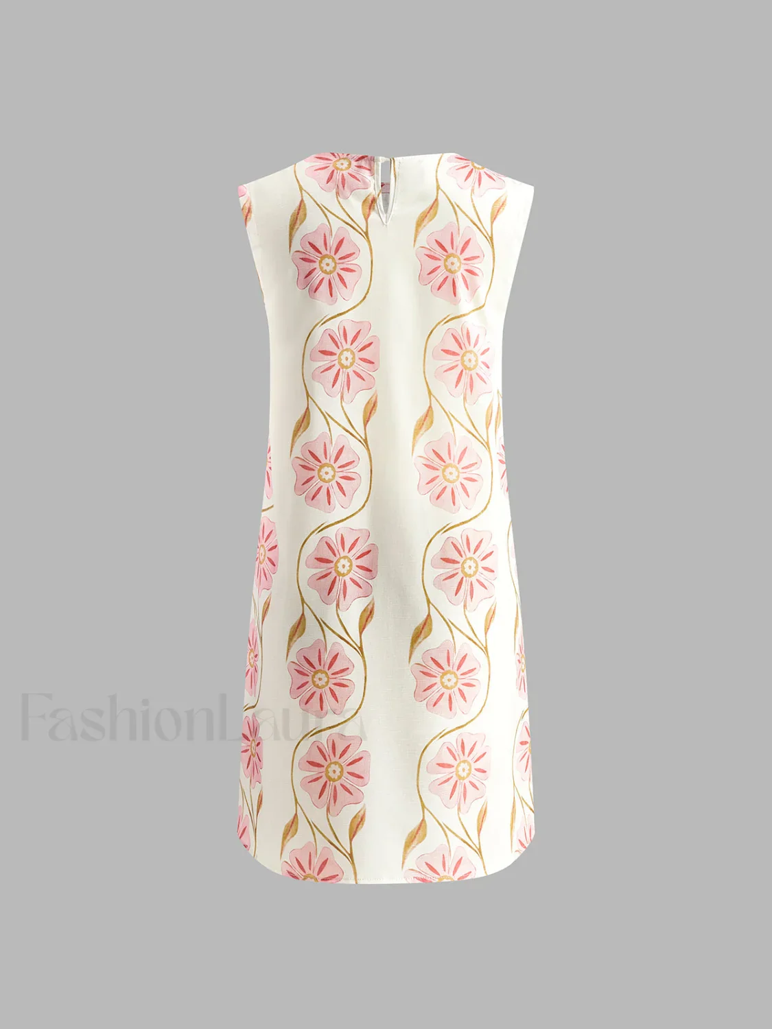 Romantic Print Sleeveless Mini  Dress - Image 13