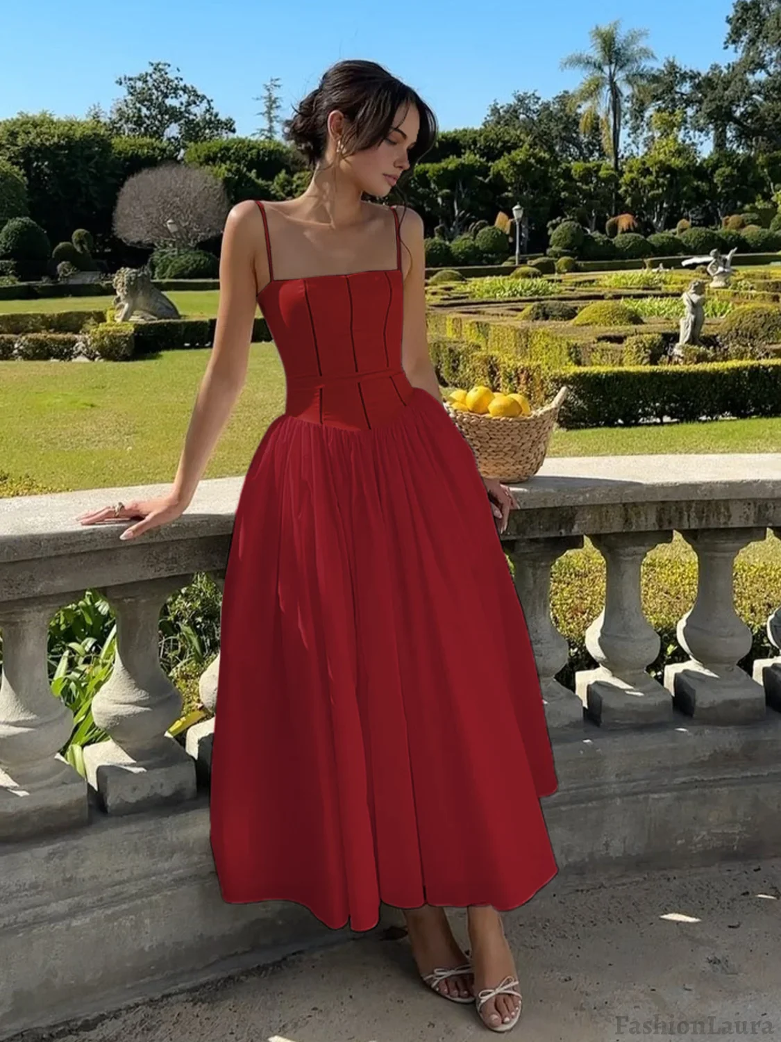Serendipity Frenchy Flowy Long Dress - Image 5