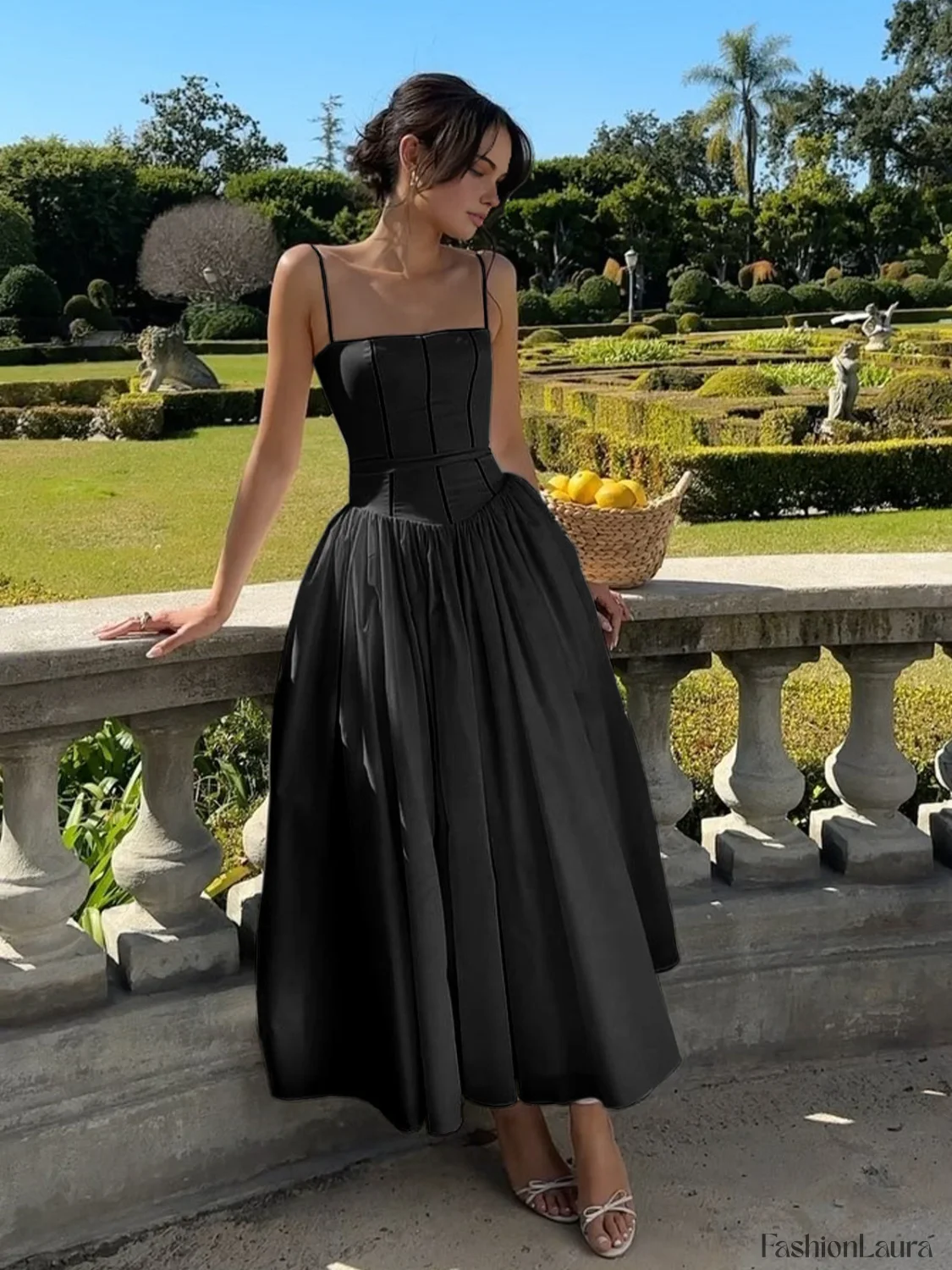Serendipity Frenchy Flowy Long Dress - Image 7
