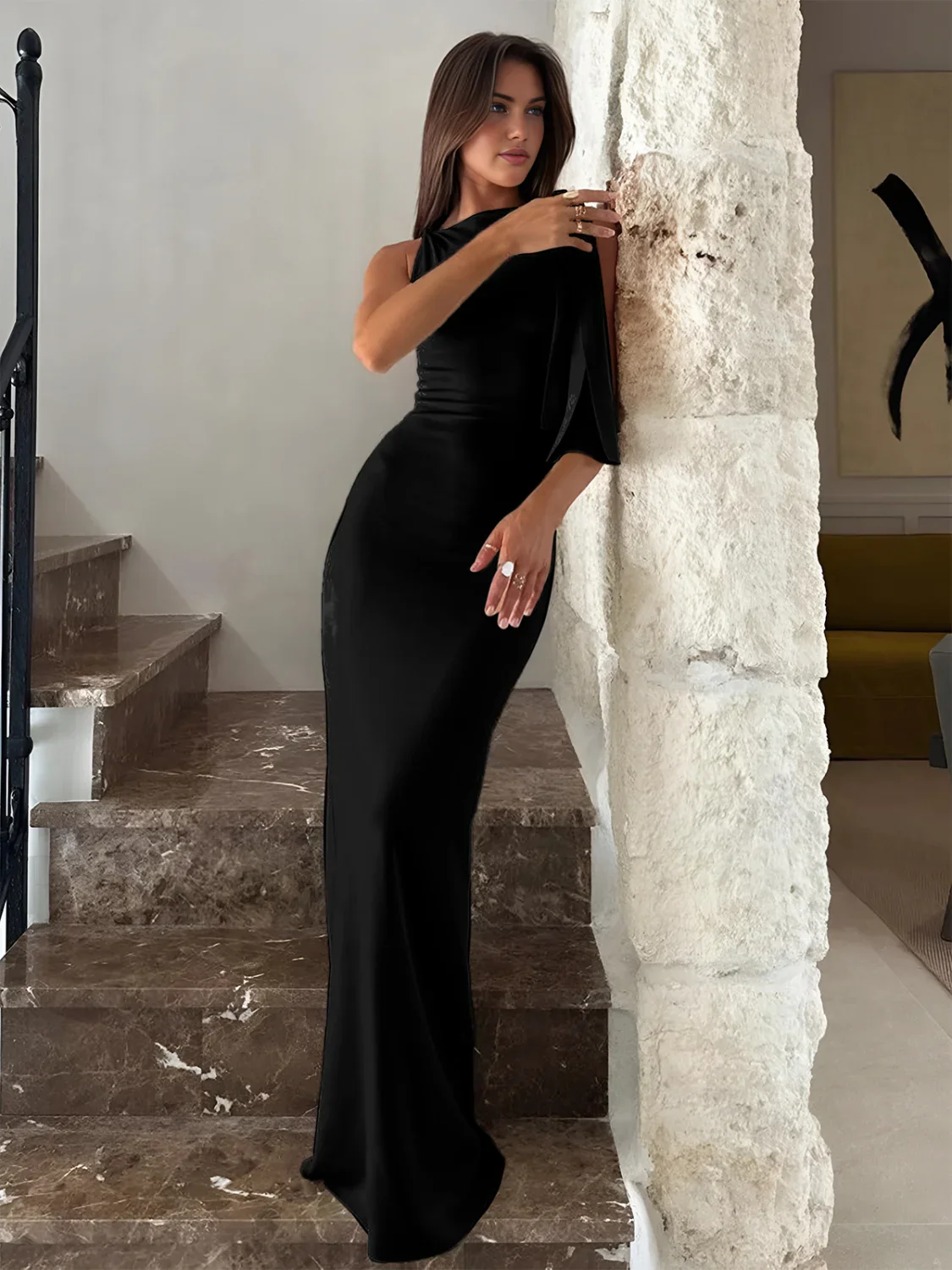 Beloved Knotted Sleeveless Maxi Dress - Image 5