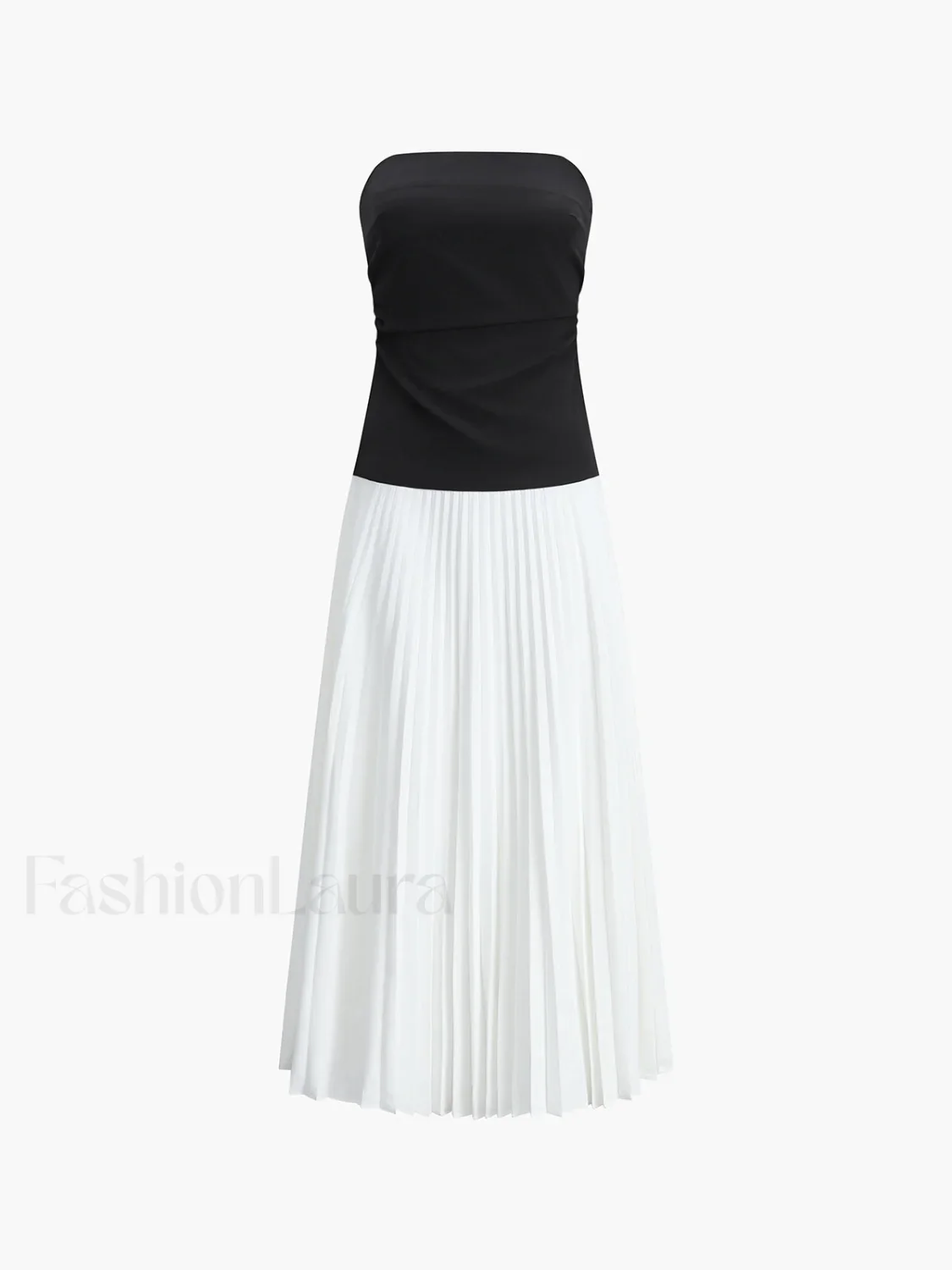 Sleeveless Pleated Long Dress - Image 13