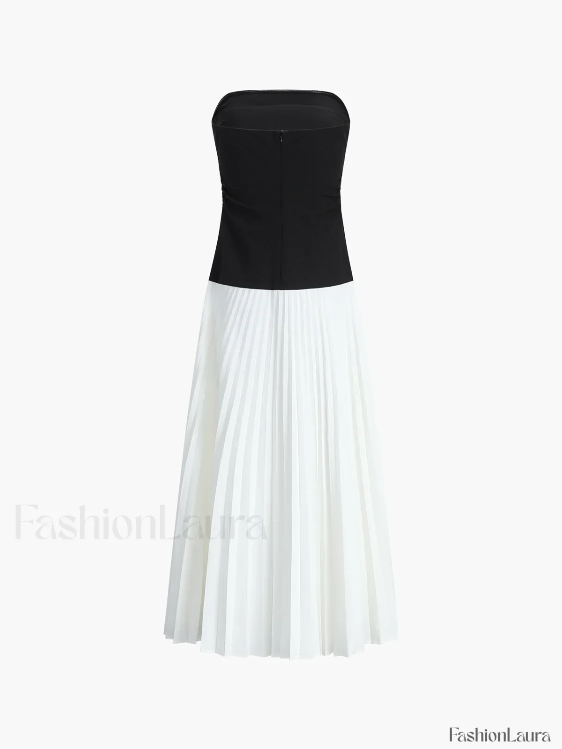 Sleeveless Pleated Long Dress - Image 19