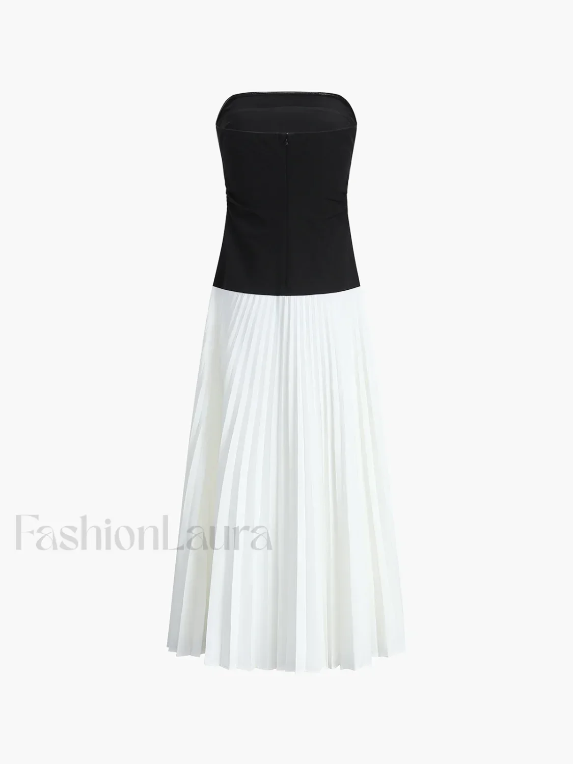 Sleeveless Pleated Long Dress - Image 6