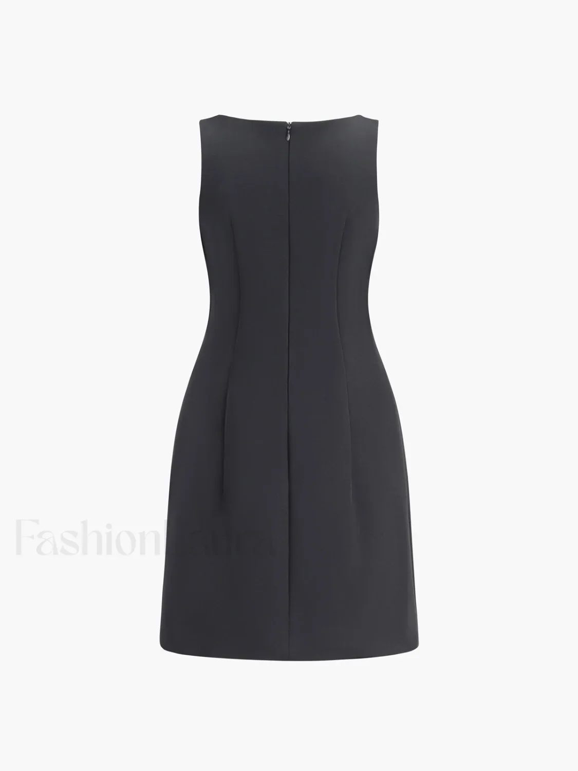 Suiting Sleeveless Short Dress - Image 5