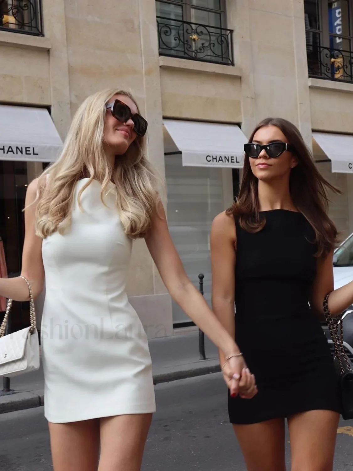 Suiting Sleeveless Short Dress - Image 8