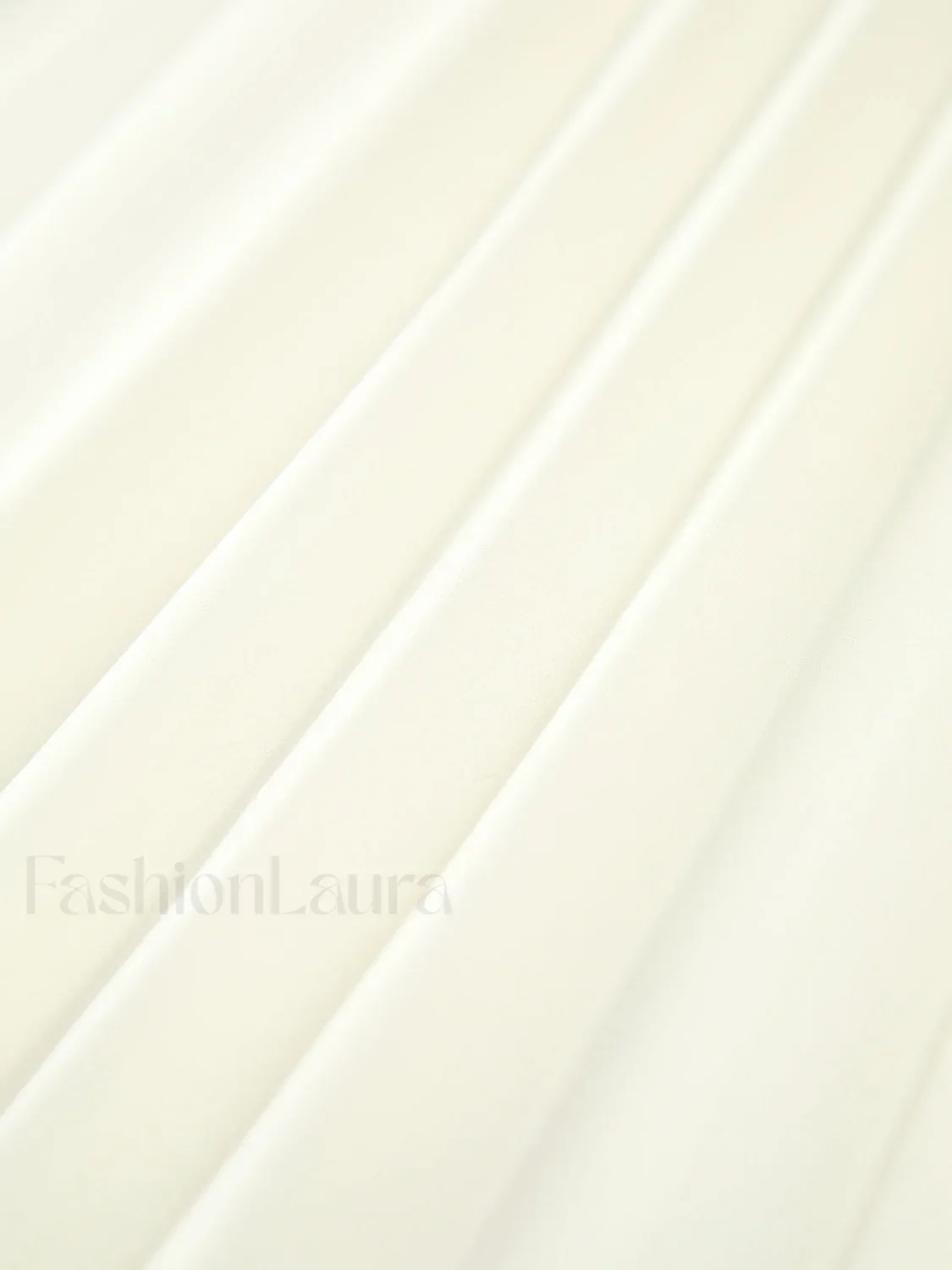Patchwork Asymmetrical Pleated Buttoned Midi Skirt - Image 9