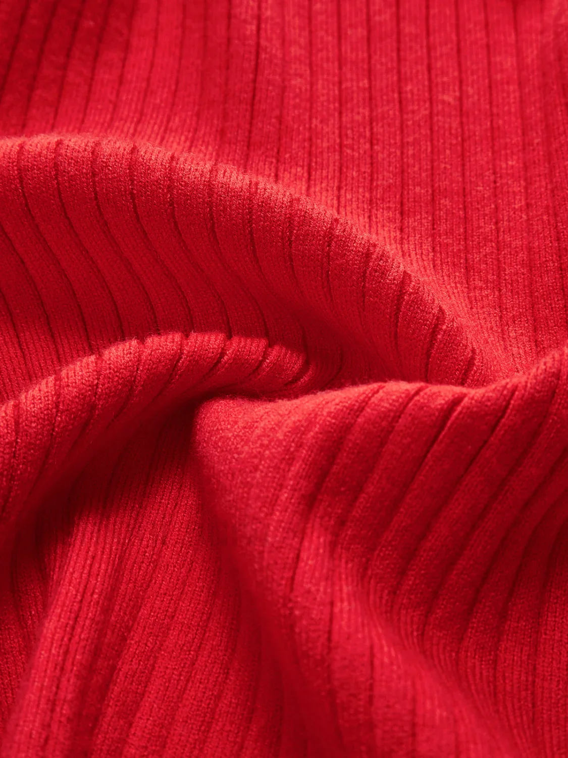 Ruffled Trim Pearl Button Long Sleeve Cardigan - Image 6