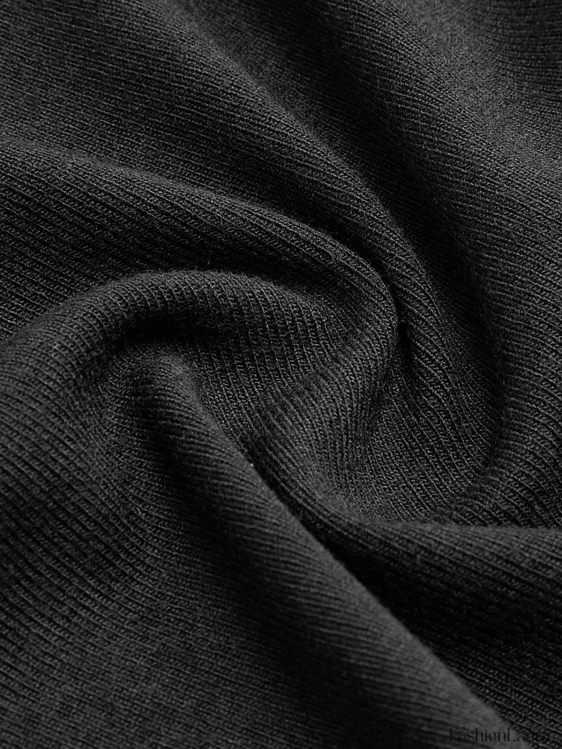 Slit Pleated Long Sleeve Bodycon Mock Neck Long Dress - Image 8