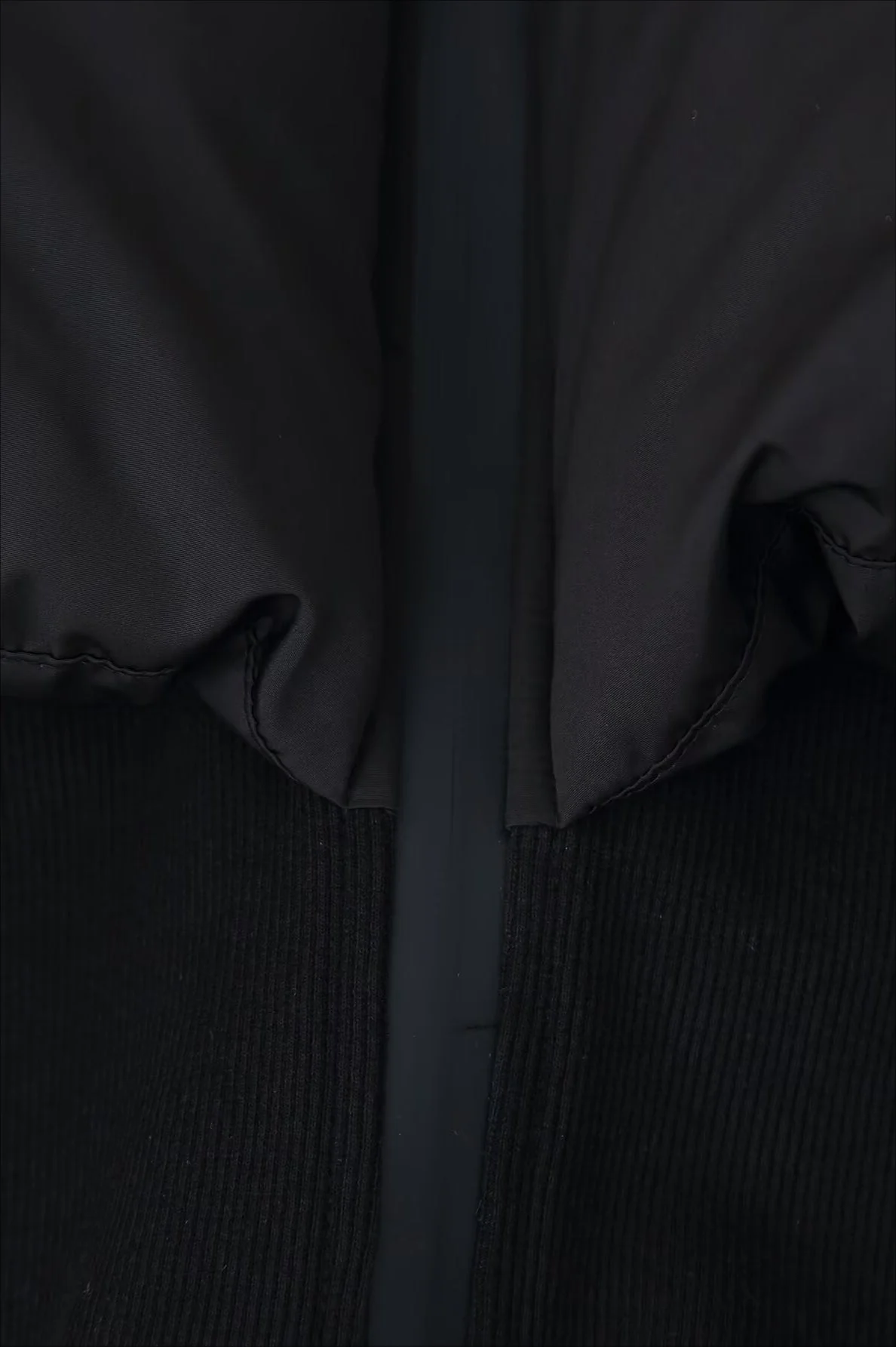 Cropped Patchwork Quilted Puffer Jacket - Image 3