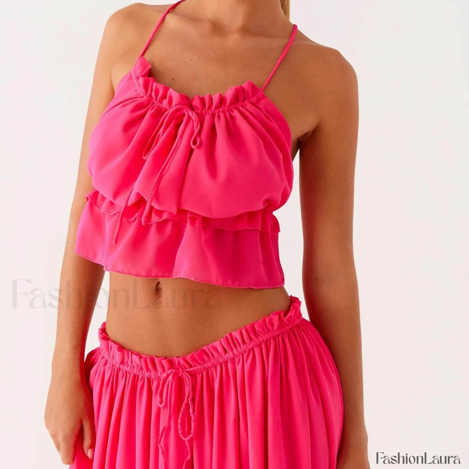 Cross-Strap Backless Crop Top - Image 14